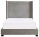Mazin Furniture Glenbury Taupe Queen Upholstered Panel Bed-1