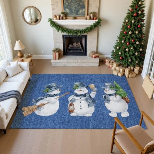 Dalyn™ Rug Company Merry & Bright MY28 Navy 5'x8' Area Rug-4