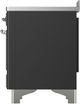 Ilve® Majestic III 48" Graphite Matte Pro Style Induction Range with Triple Glass Door and Chrome Trim-4
