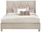 Michael Amini® Marin Greige California King Upholstered Panel Bed-2