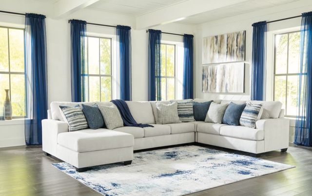 Benchcraft® Lowder 4-Piece Stone U-Shape Sectional and Chaise-2