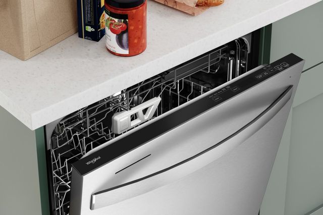 Whirlpool® 24" Fingerprint Resistant Stainless Steel Built In Dishwasher-3
