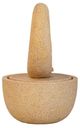 A & B Home Cream Cement Round Water Outdoor Fountain-2