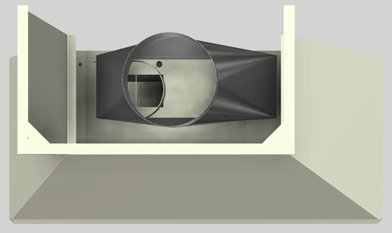 Vent-A-Hood® 54" Biscuit Wall Hood-3
