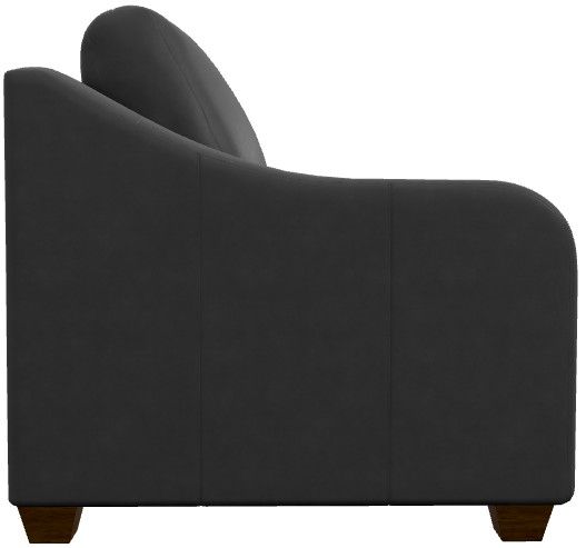 La-Z-Boy® Charlie Navy Leather Apartment-Size Sofa-3