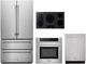 Thor Kitchen® 4 Piece Stainless Steel Electric Kitchen Package-0