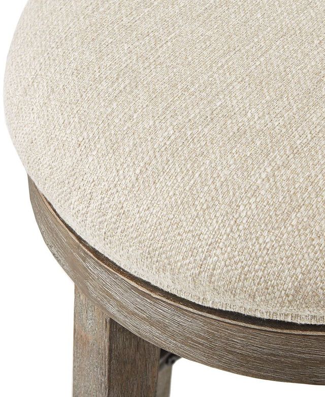 Olliix by INK+IVY Grey Oaktown Swivel Counter Stool-2