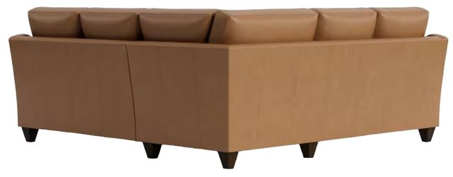 Bassett® Furniture Customizable Benchmade Premier 2-Piece Leather Slope Arm L-Shaped Sectional-2