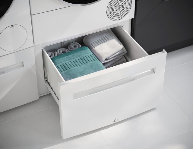 Bosch® 24" W x 16" H White Dryer Laundry Pedestal-3