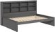 Donco Kids Dark Gray Youth Full Bookcase Daybed-3