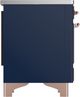 Ilve® Majestic III 36" Midnight Blue Pro Style Induction Range with Triple Glass Door and Copper Trim-4