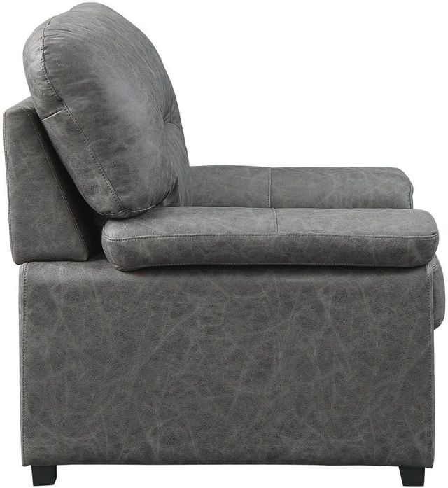 Mazin Furniture Michigan Dark Gray Upholstered Accent Chair-2