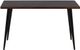 Jofran Inc. Prelude Walnut Sofa Table with Black Base-4