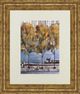 Classy Art Autumn in Paris by Didier Lourenco Framed Print Wall Art-1