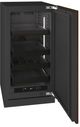 U-Line® Seamless Collection 18" 3.5 Cu. Ft. Panel Ready Beverage Center with Solid Door-3