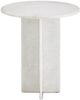 Currey & Company Harmon White Accent Table-1