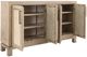 International Furniture Direct Solara White Console-5