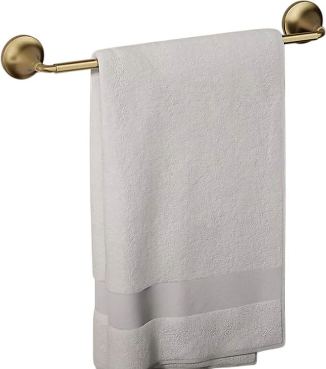 KOHLER® Tone™ Vibrant Brushed Moderne Brass 18" Towel Bar-1