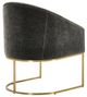 Uttermost® Hanni Charcoal Dining Arm Chair-5