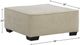 Albany Industries Glenrock Beige Cocktail Ottoman-2