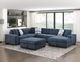 Homelegance® Raife Blue Storage Ottoman-1