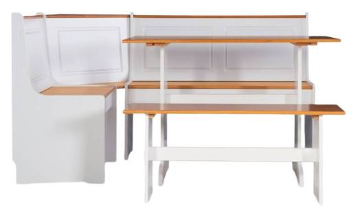 Linon Ardmore 5 Piece Natural White Nook Set Renn s Electronic More Selinsgrove PA