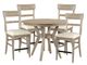 Kincaid Furniture The Nook Heathered Oak 44" Round Counter Height Dining Table-2
