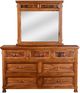 Horizon Home® Canyon Añejo Copper Dresser and Mirror Set-1