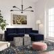 TOV Furniture Willow 4-Piece Navy Modular Sectional-1