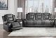 Homelegance® Briscoe Dark Gray/Light Gray Manual Glider Reclining Chair-1