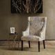 Olliix by Madison Park Yellow Marcel High Back Wing Chair-4