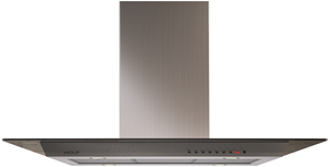 Front view of the Wolf® 45" Glass Cooktop Island Hood