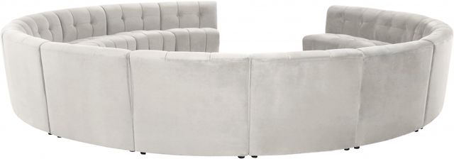 Meridian Furniture Limitless 14-Piece Cream Velvet Modular Sectional-2
