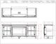 Legends Home Providence Bourbon/White 66" Fireplace Console-2