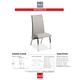 Korson Furniture Monaco Dove Gray Side Chair-1