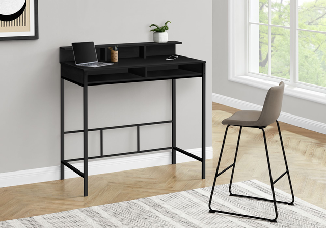 Monarch Specialties Inc. Black Standing Computer Desk-2