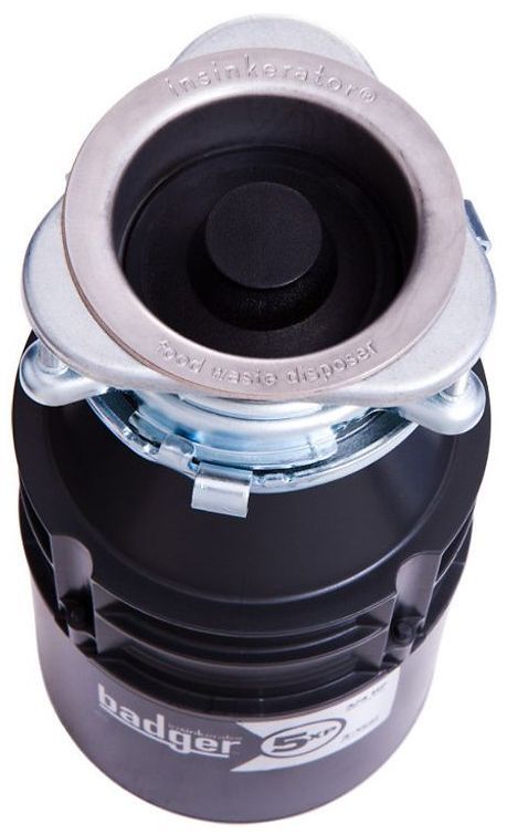 InSinkErator® Badger® 5XP 0.75 HP Continuous Feed Black Garbage Disposal-2