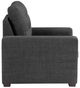 Homelegance® McCafferty Dark Gray Accent Chair with Pull-Out Ottoman-3
