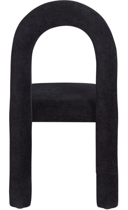 Meridian Furniture Amari Black Upholstered Dining Chair-3