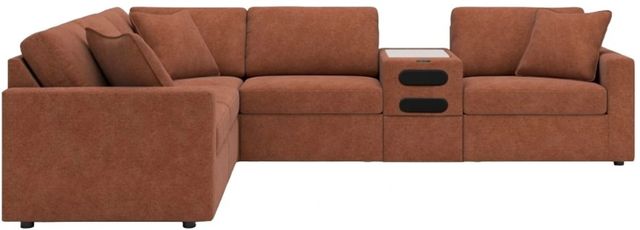 Signature Design by Ashley® Modmax 6-Piece Spice L-Shape Sectional with Audio Console-1