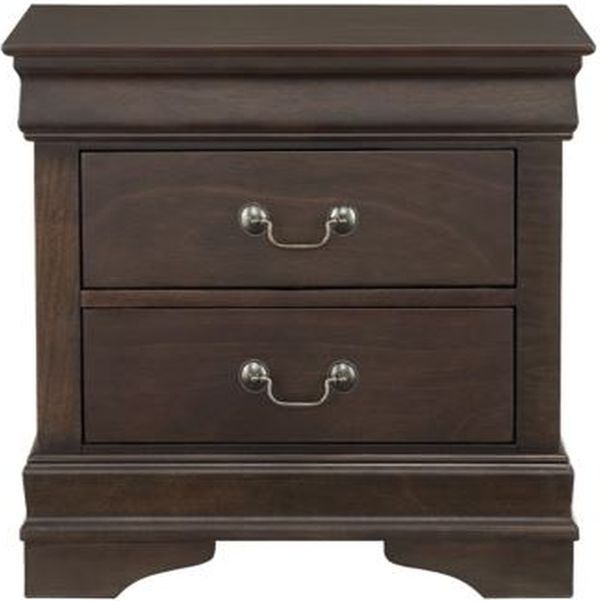 Signature Design by Ashley® Leewarden Dark Brown Nightstand-1