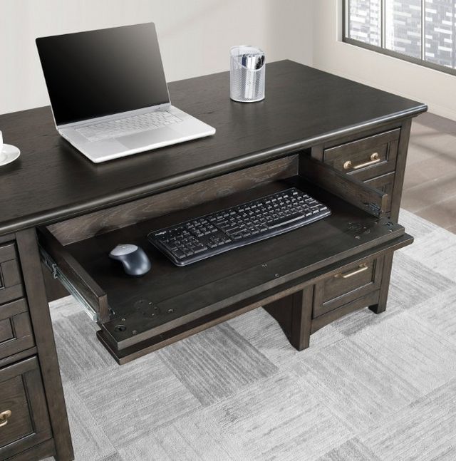 Winners Only® Addison Gray 66" Flat Top Desk-2