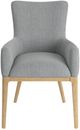 A.R.T. Furniture® Loft Gray/Natural Maple Upholstered Arm Chair-2