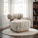 Furniture of America® Niobe Beige Accent Chair-1