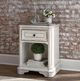 Liberty Furniture Magnolia Manor Antique White/Weathered Bark Nightstand-1