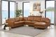 Hydeline® Bella 4-Piece Cognac Brown Right-Arm Facing Sectional-2