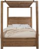 Artisan & Post by Vaughan-Bassett Dovetail Natural Wood King Panel Canopy Bed -1