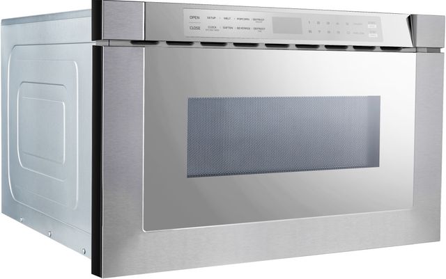 XO 1.2 Cu. Ft. Silver Mirror Microwave Drawer-1