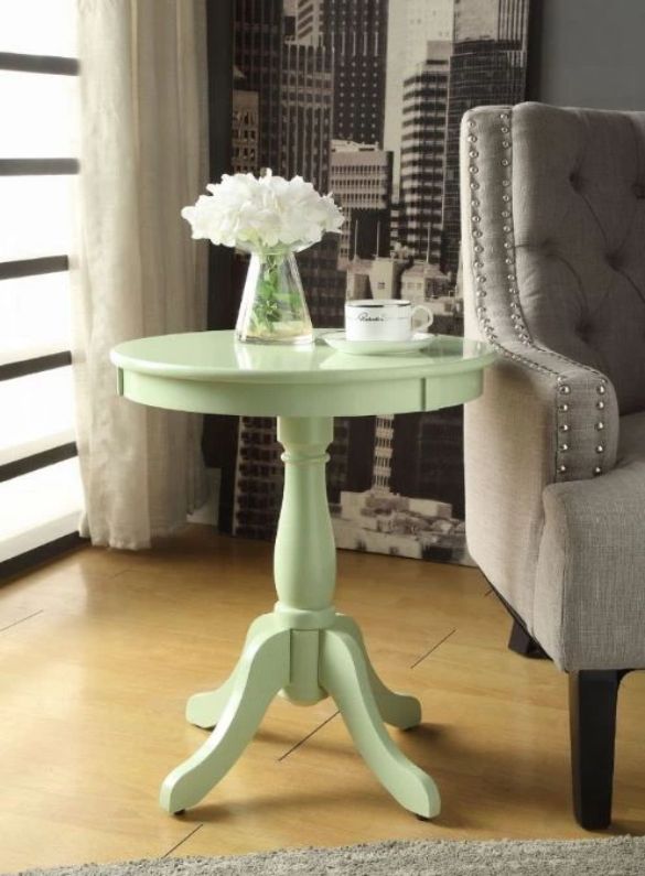 ACME Furniture Alger Light Green Accent Side Table-3