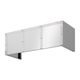 Zephyr Designer Collection 48'' x 12'' Stainless Steel Duct Cover with Stainless Steel Banding-0